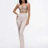 beige crop top
