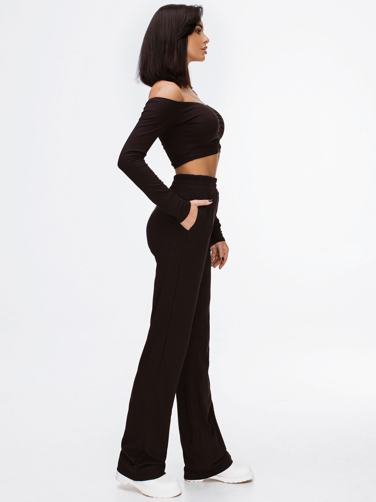 women's black tracksuits pants