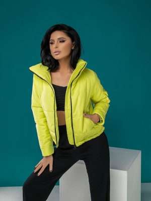 Cropped Casual Puffer Jacket