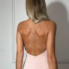 open back party dress