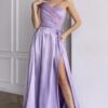 lavender corset maxi dress