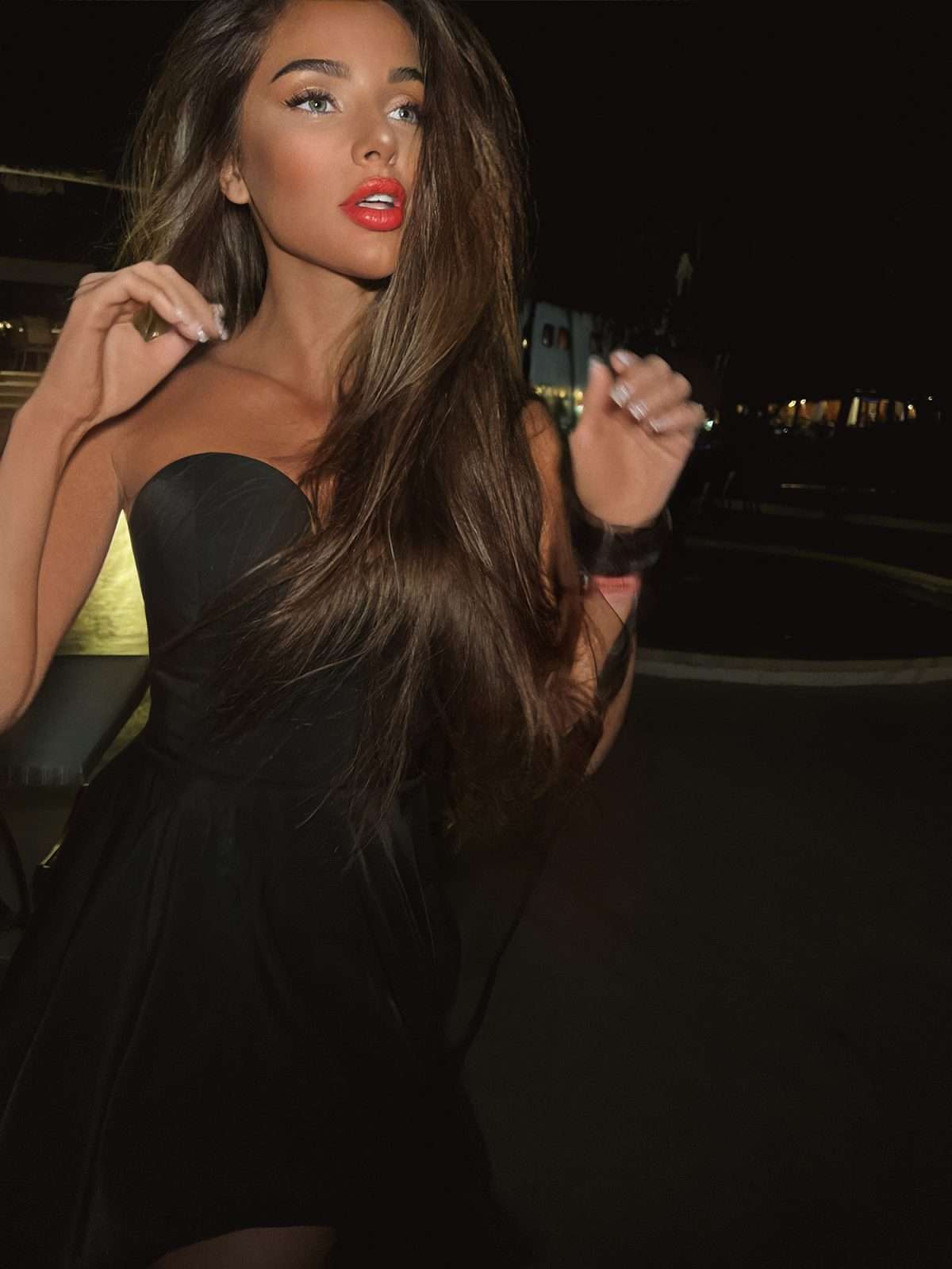 Black off shoulder corset dress with circle skirt — GLOWSYOU occasion wear