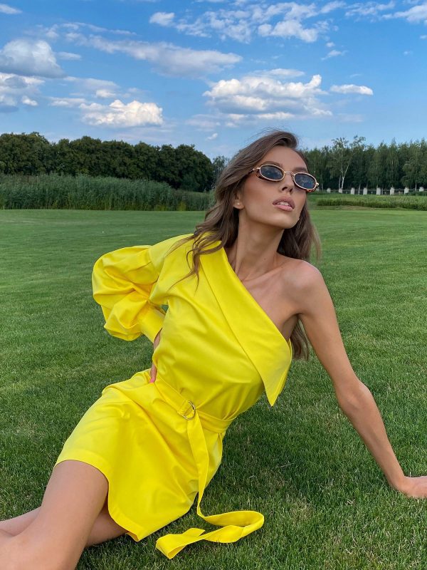 buttery yellow summer dress