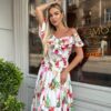 asymmetrical flowy dress