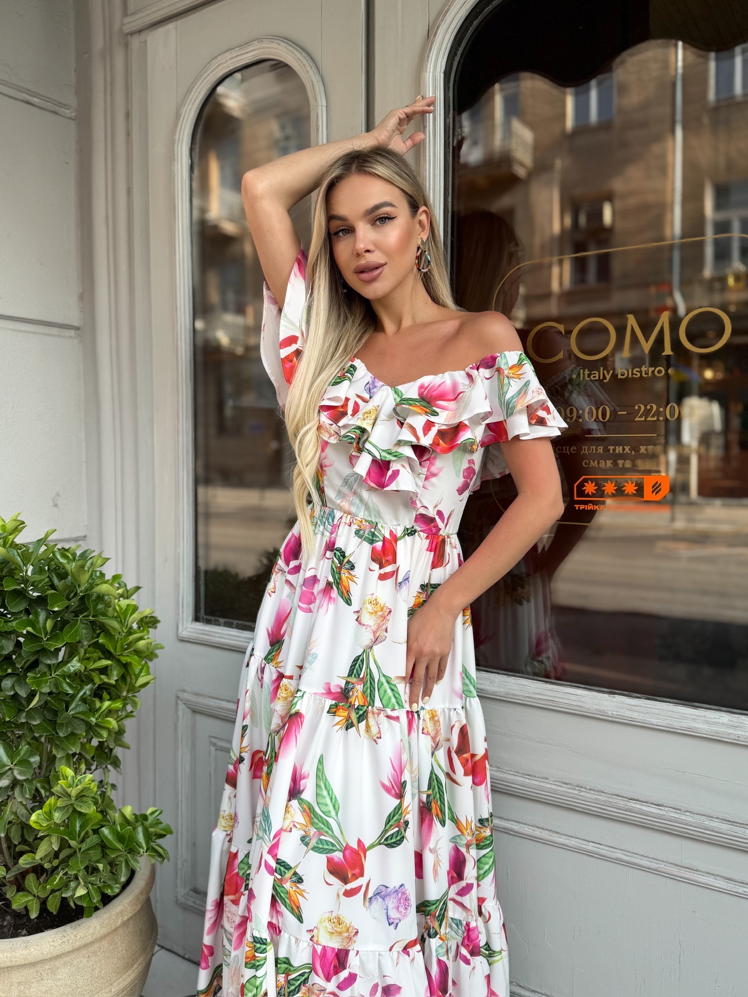 asymmetrical flowy dress